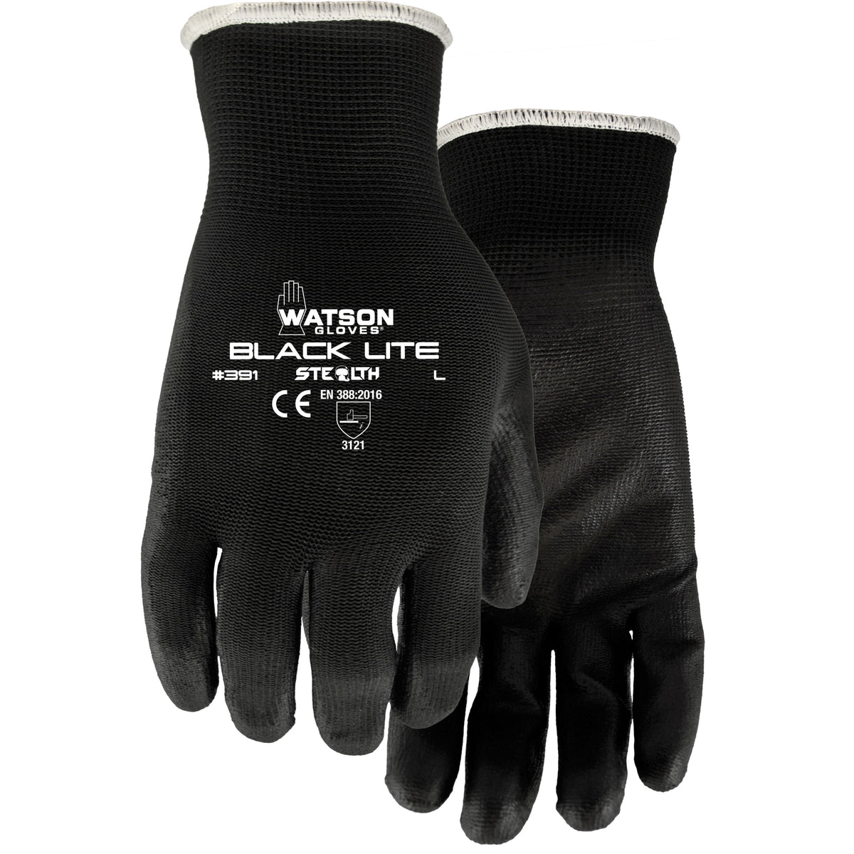 391 Stealth Black Lite Gloves - SHO477