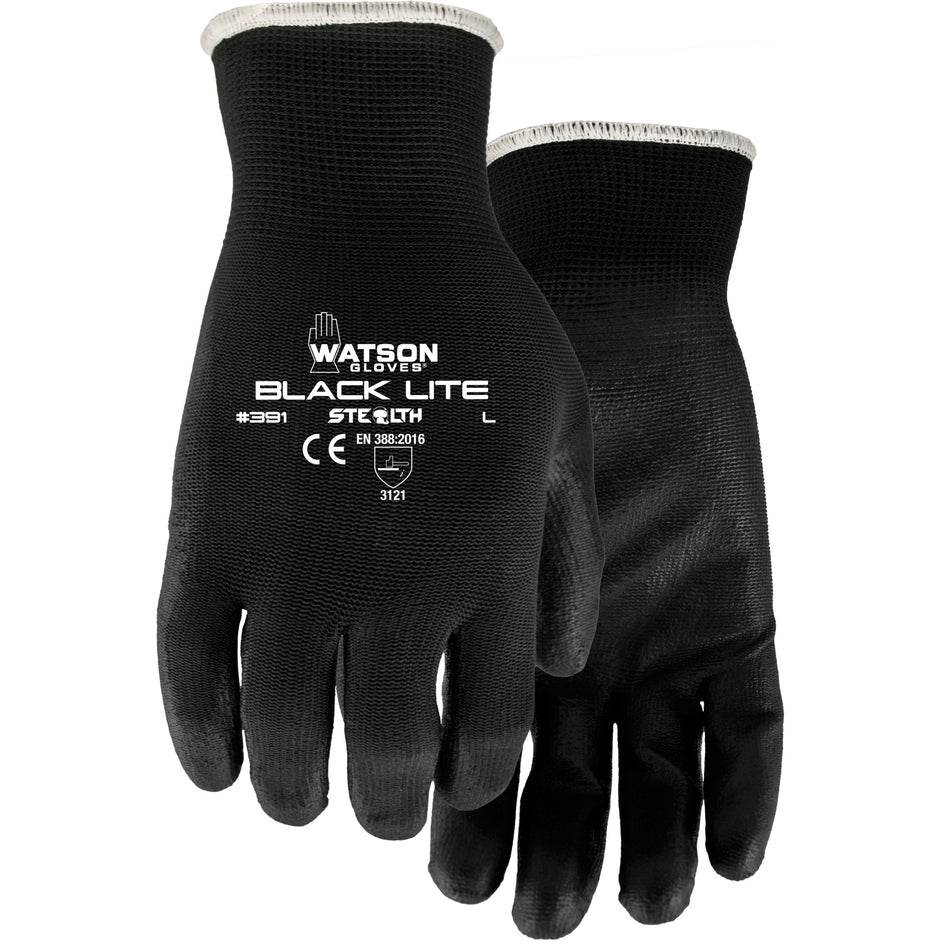 391 Stealth Black Lite Gloves - SHO477