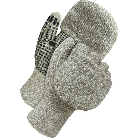 Deny® Wool/Acrylic Flip Mitt with PVC Dots - SHO563