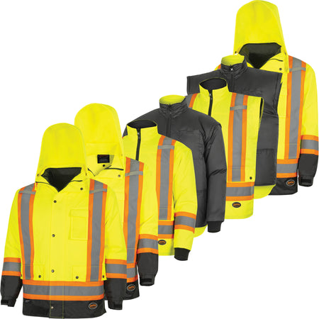 5057 Pioneer® Yukon 7-in-1 Waterproof Winter Safety Parka - SHO934