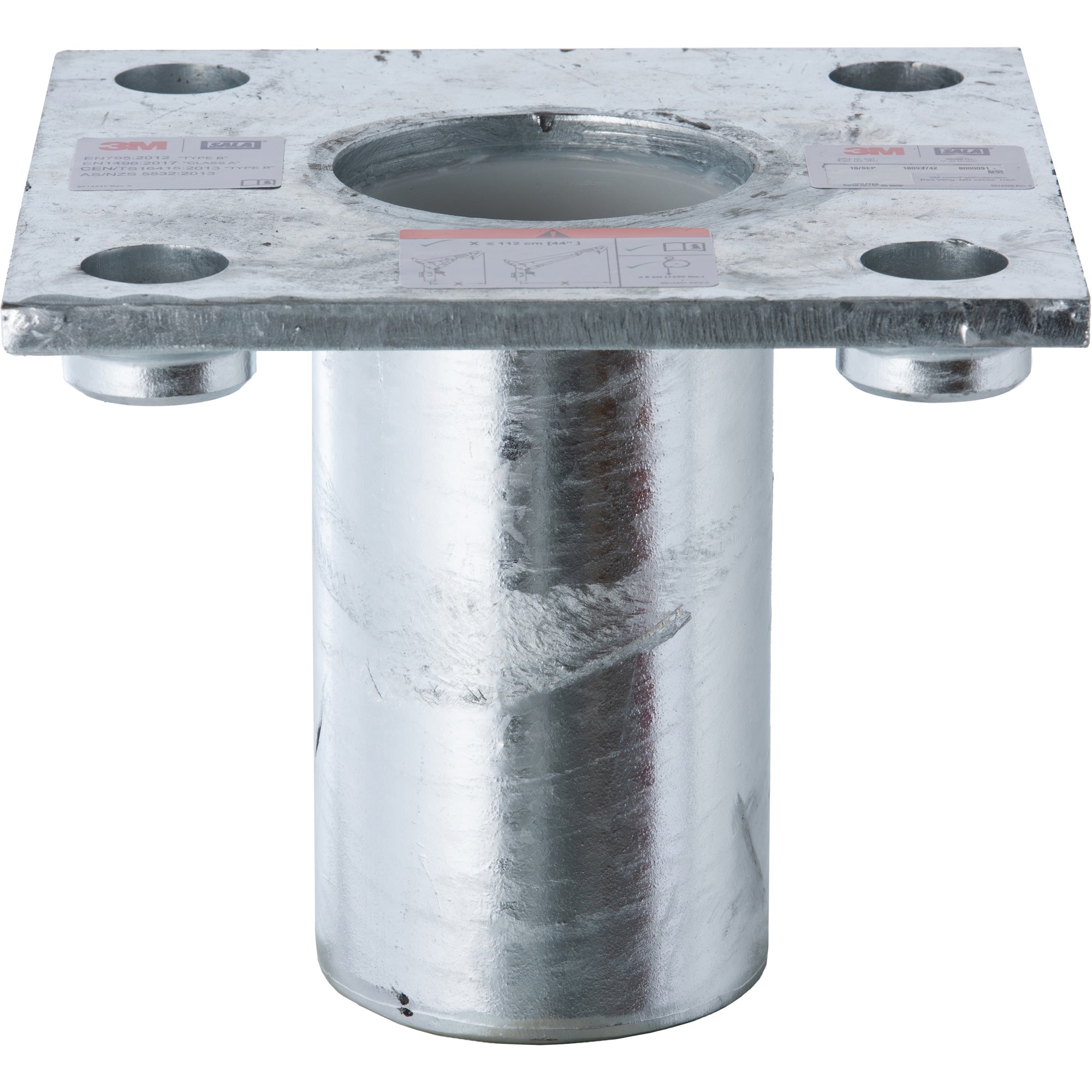 DBI-SALA® Confined Space Core Insert Base with Top Plate, Galvanized - SHP266