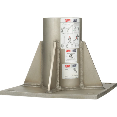 DBI-SALA® Confined Space Floor Mount High Capacity Davit Mast Base, Stainless Steel - SHP268
