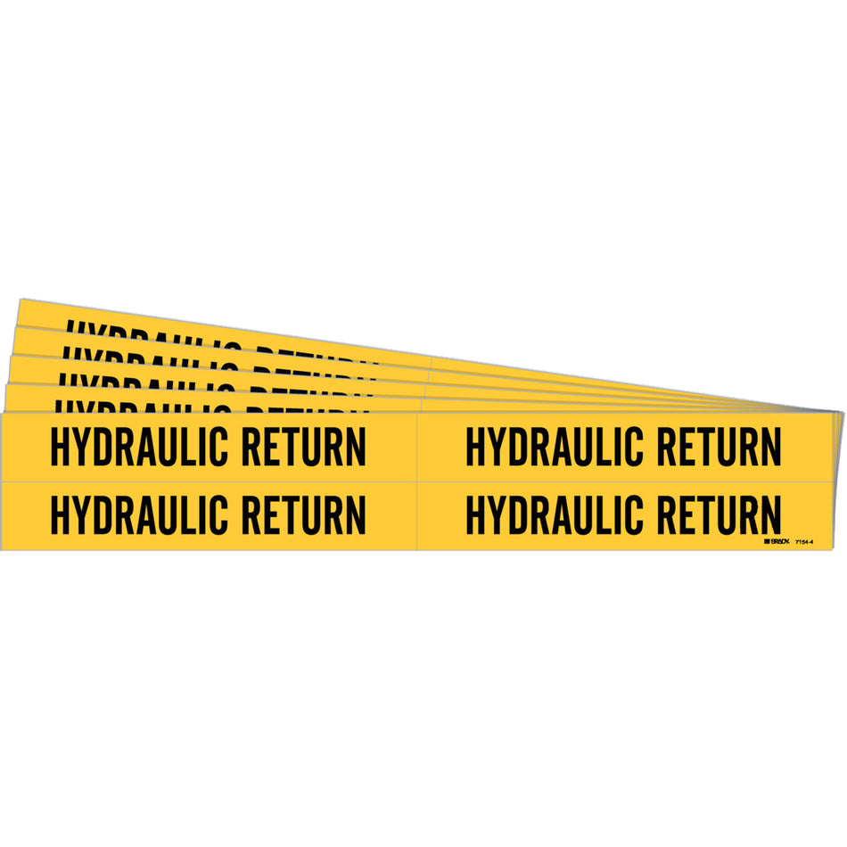 ""Hydraulic Return"" Pipe Markers - SI032