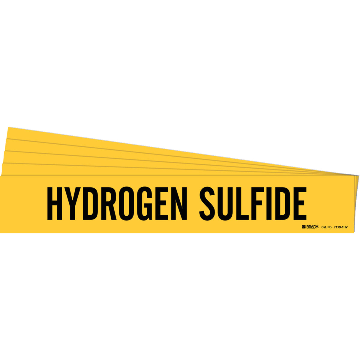 ""Hydrogen Sulfide"" Pipe Marker - SI050