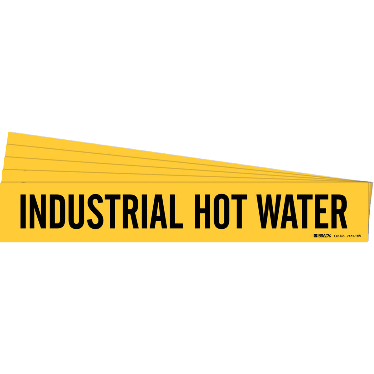 ""Industrial Hot Water"" Pipe Marker - SI058