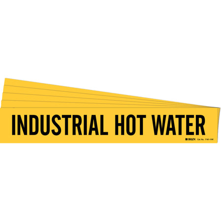 ""Industrial Hot Water"" Pipe Marker - SI058