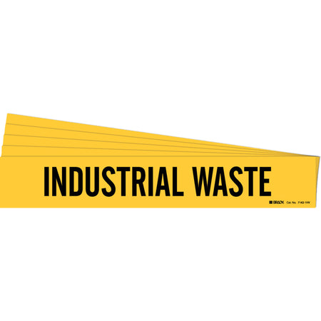 ""Industrial Waste"" Pipe Marker - SI062