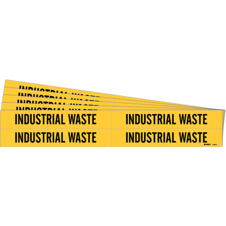 ""Industrial Waste"" Pipe Markers - SI064