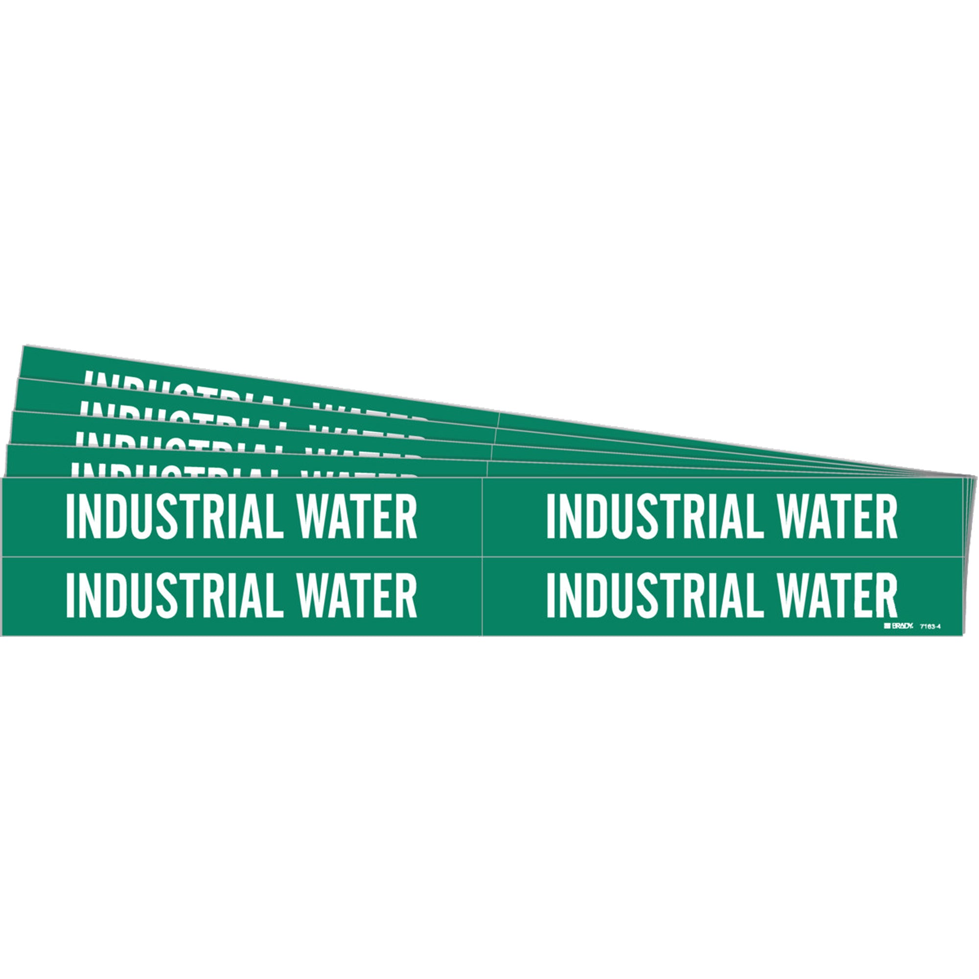 ""Industrial Water"" Pipe Markers - SI068