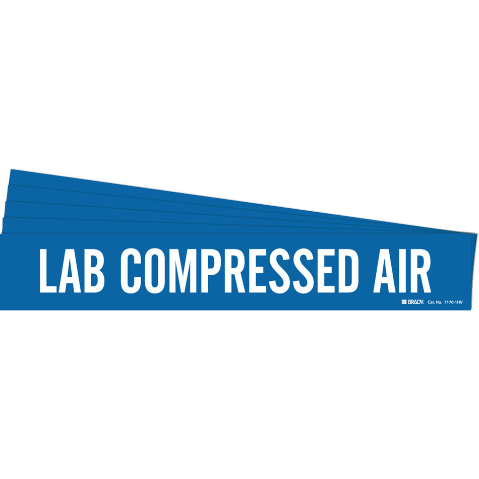 ""Lab Compressed Air"" Pipe Marker - SI094