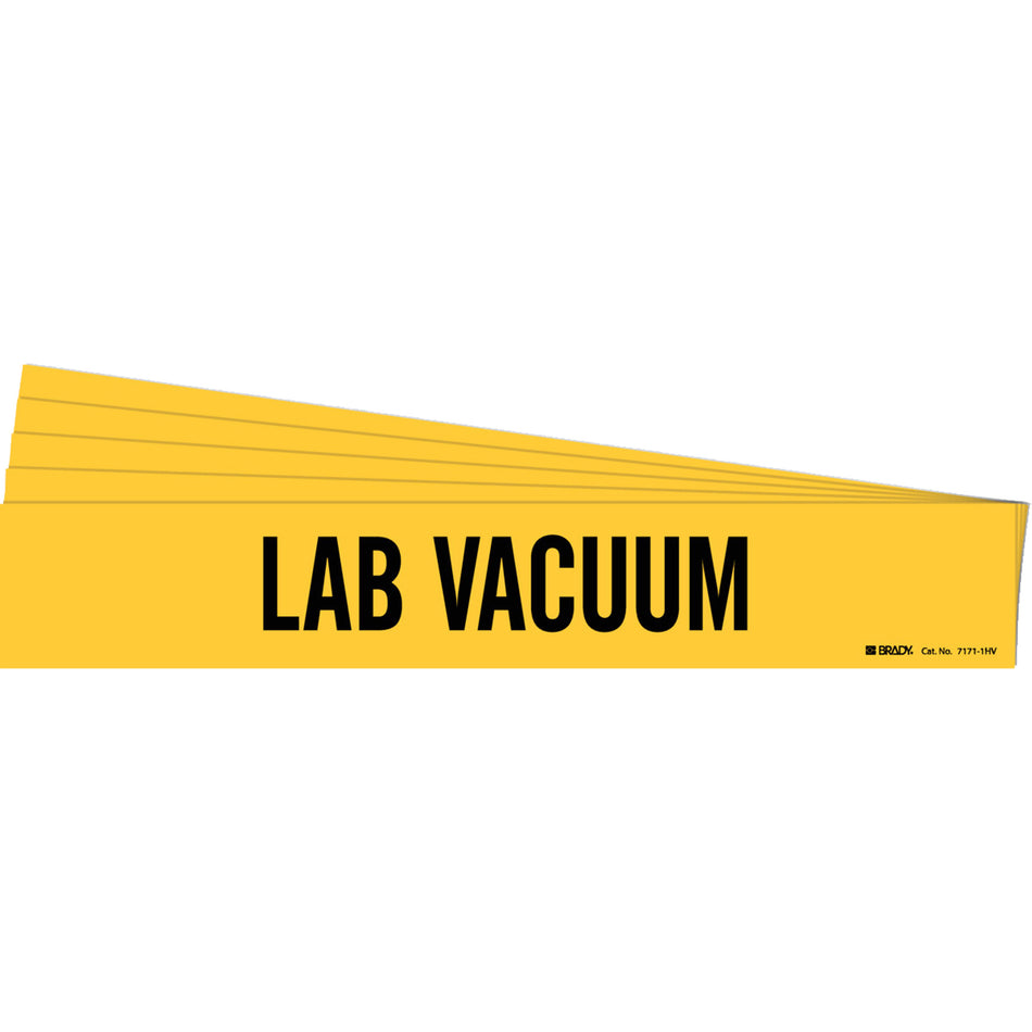 ""Lab Vacuum"" Pipe Marker - SI098