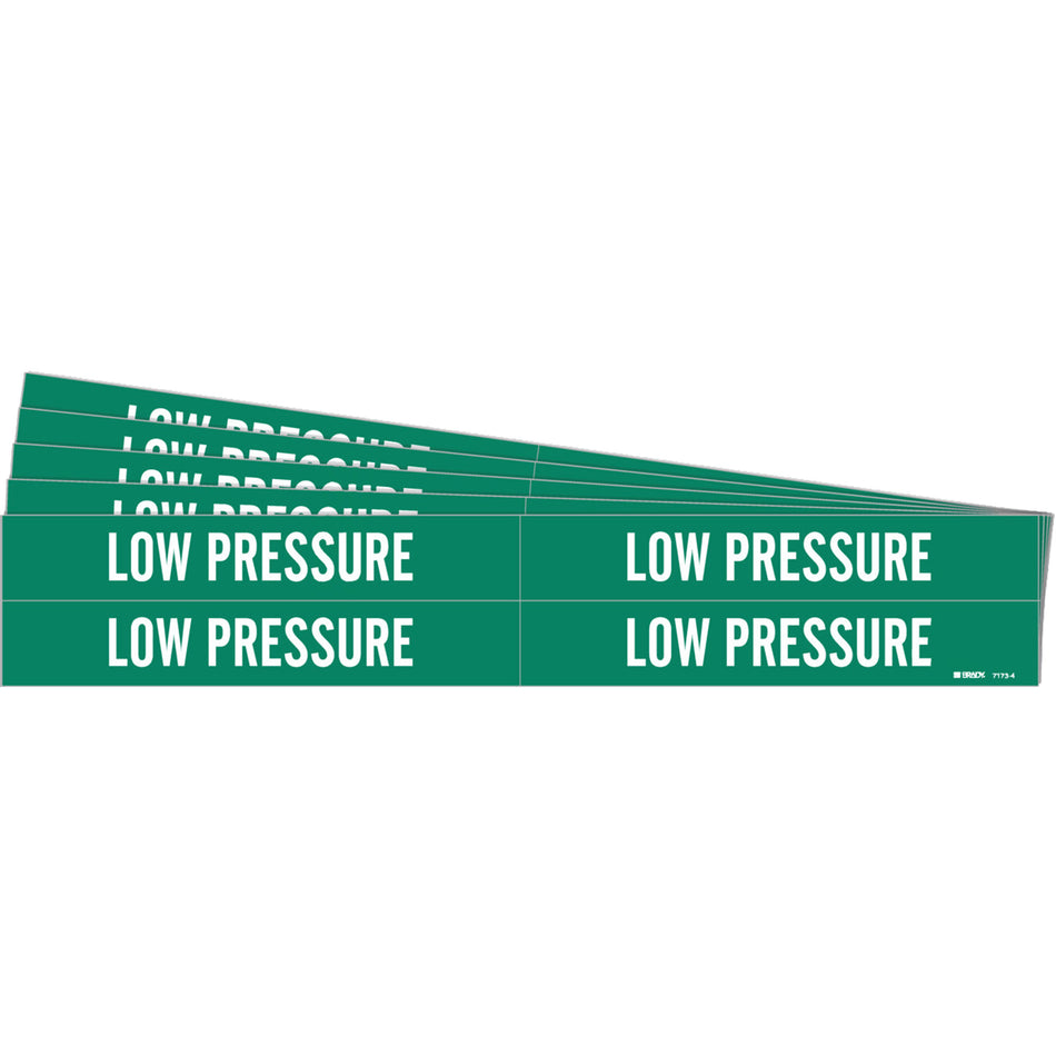 ""Low Pressure"" Pipe Markers - SI108