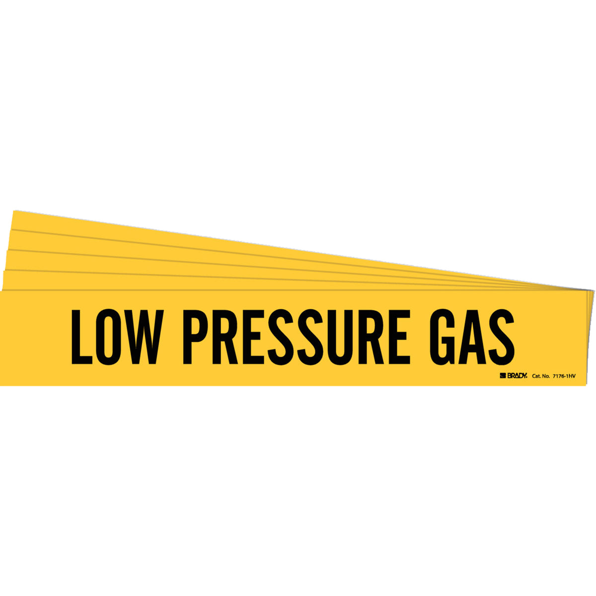 ""Low Pressure Gas"" Pipe Marker - SI118