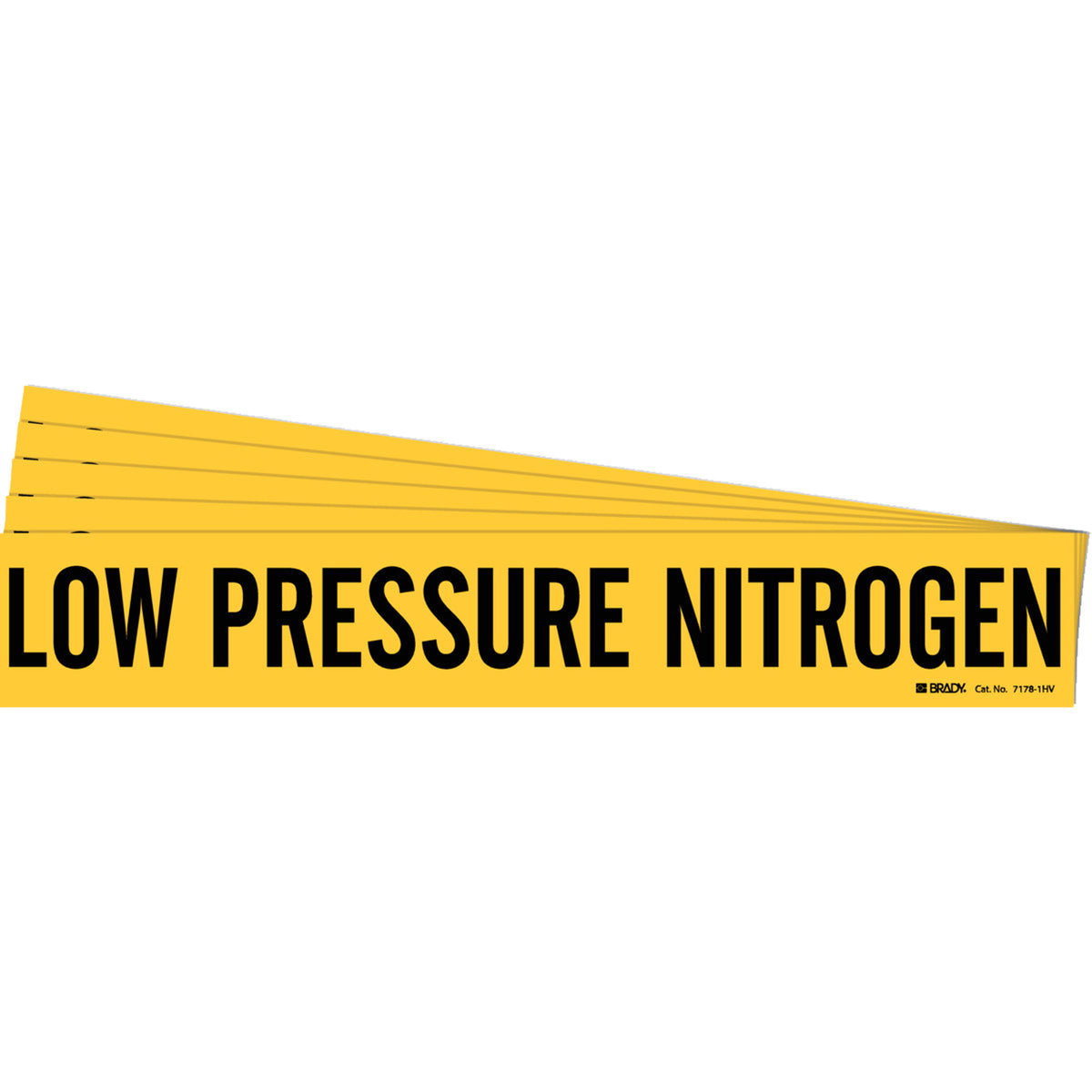 ""Low Pressure Nitrogen"" Pipe Marker - SI126