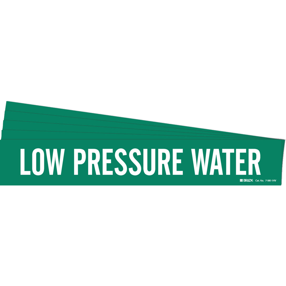 ""Low Pressure Water"" Pipe Marker - SI134