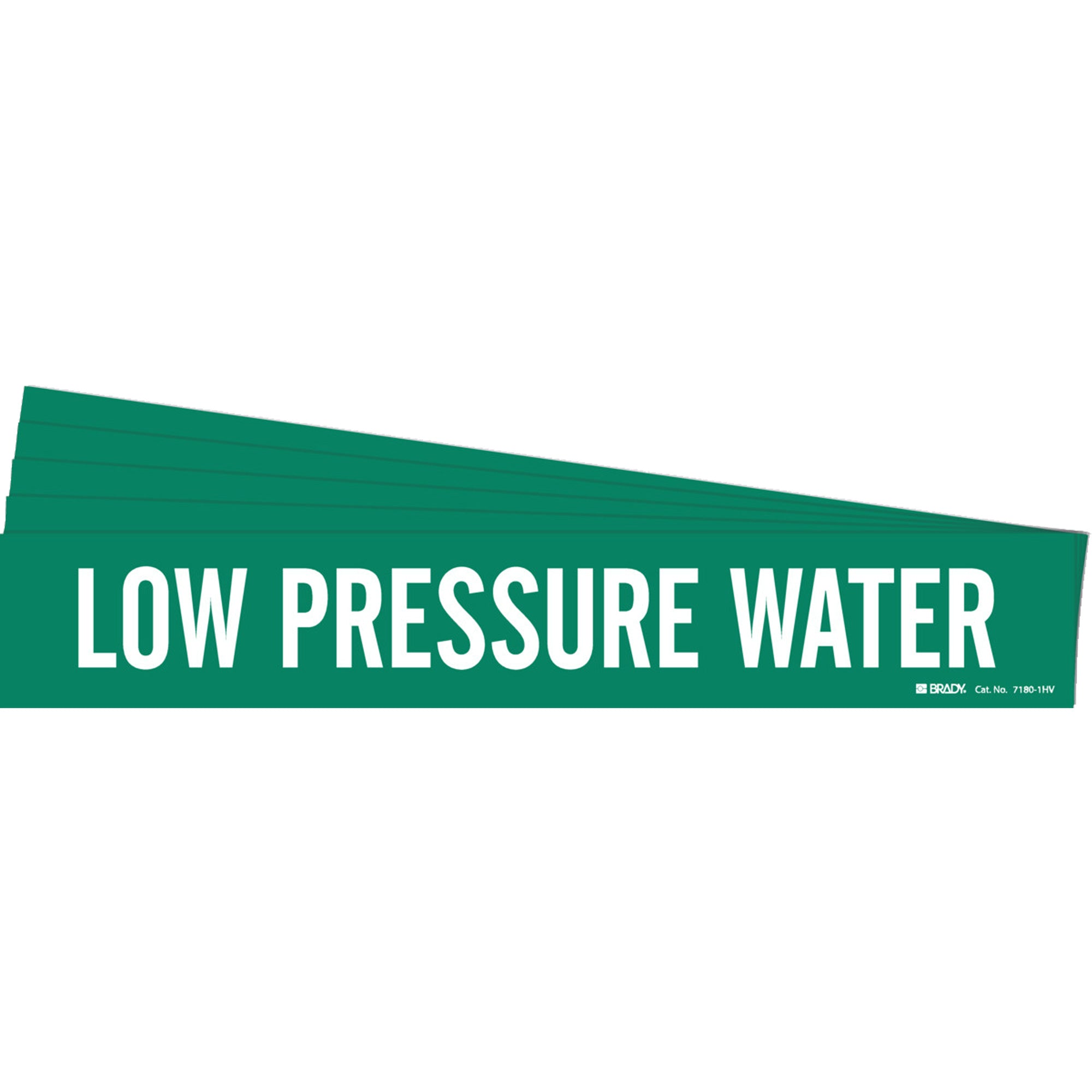 ""Low Pressure Water"" Pipe Marker - SI134