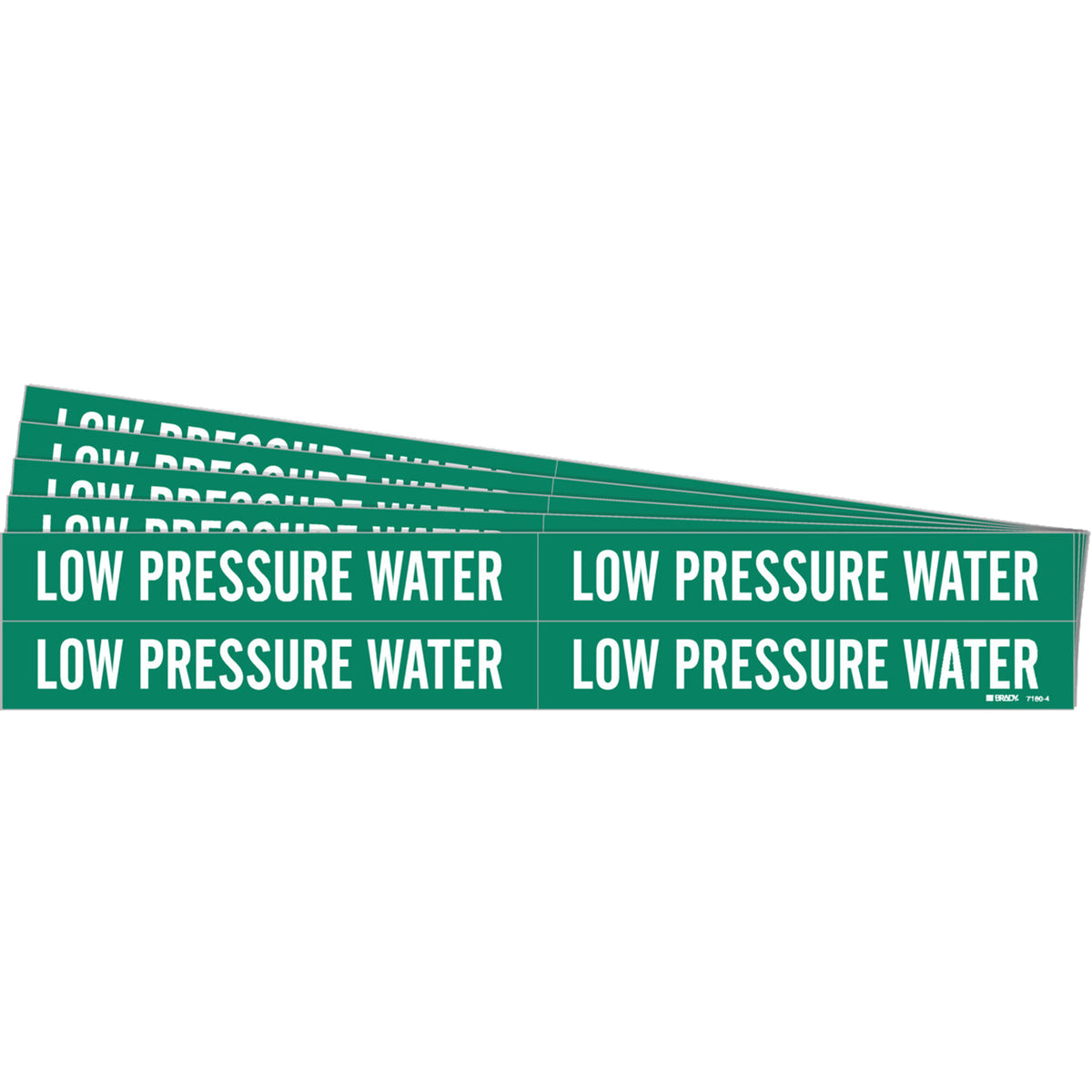 ""Low Pressure Water"" Pipe Markers - SI136