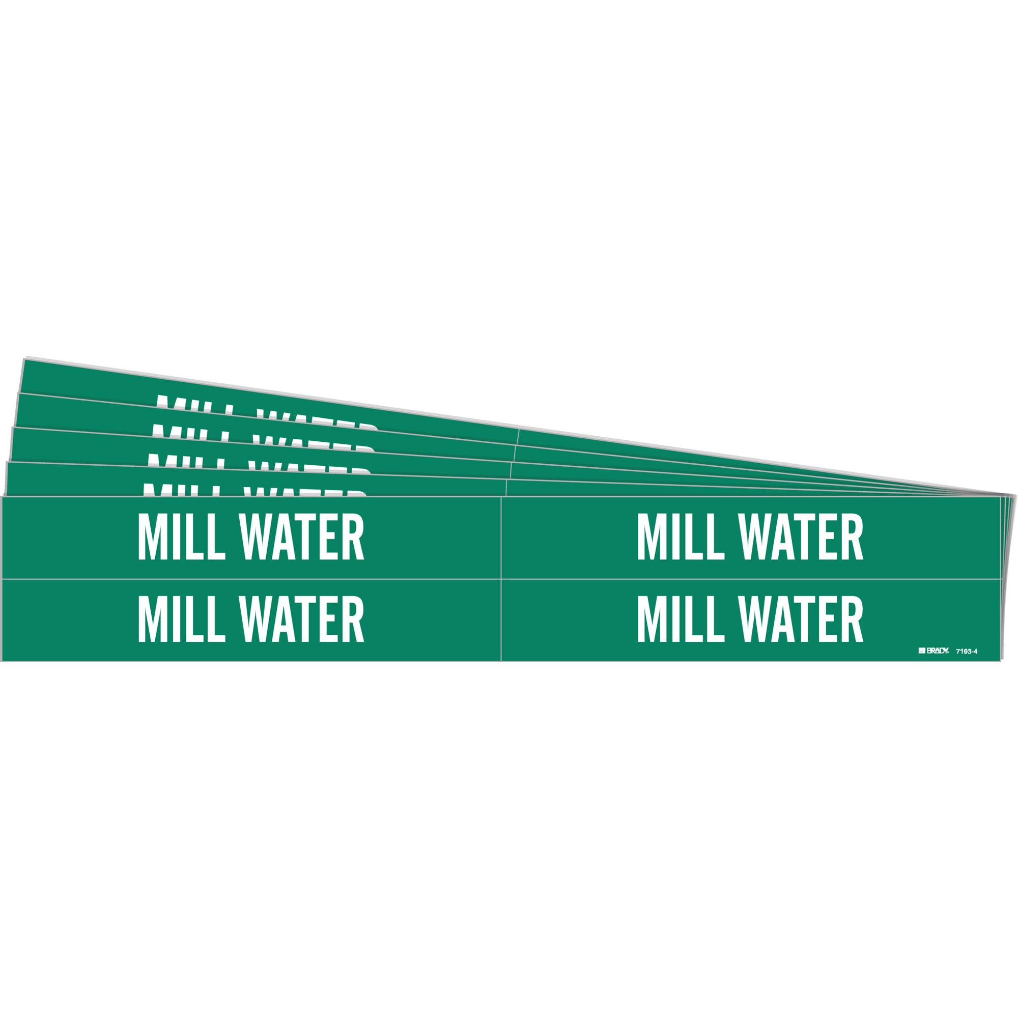 ""Mill Water"" Pipe Markers - SI172