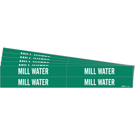 ""Mill Water"" Pipe Markers - SI172