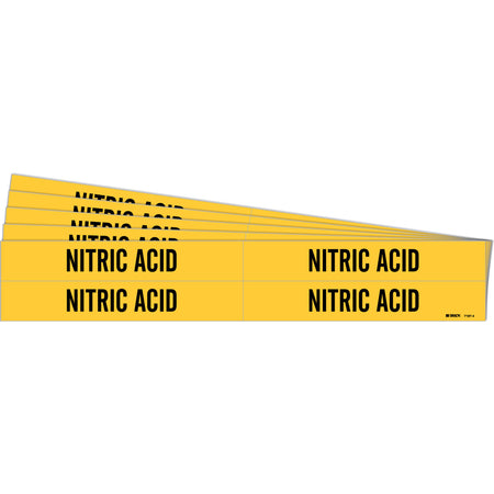 ""Nitric Acid"" Pipe Markers - SI188
