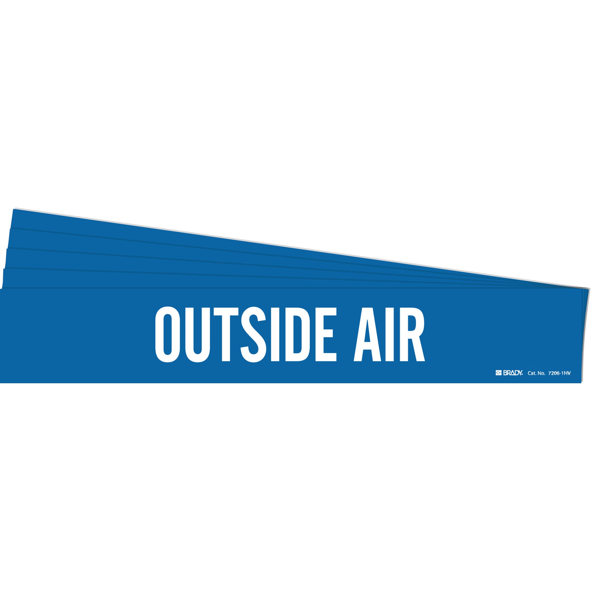 ""Outside Air"" Pipe Marker - SI214