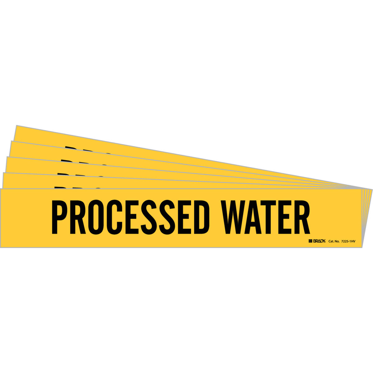 ""Processed Water"" Pipe Marker - SI286
