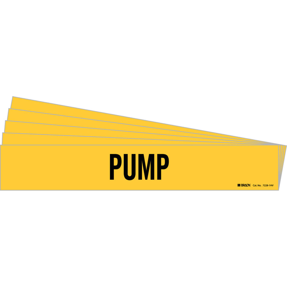 ""Pump"" Pipe Marker - SI298