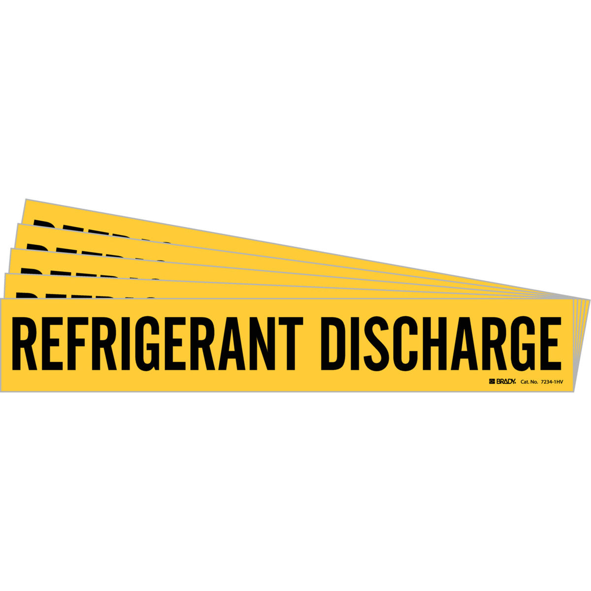 ""Refrigerant Discharge"" Pipe Marker - SI322