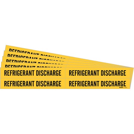 ""Refrigerant Discharge"" Pipe Markers - SI324