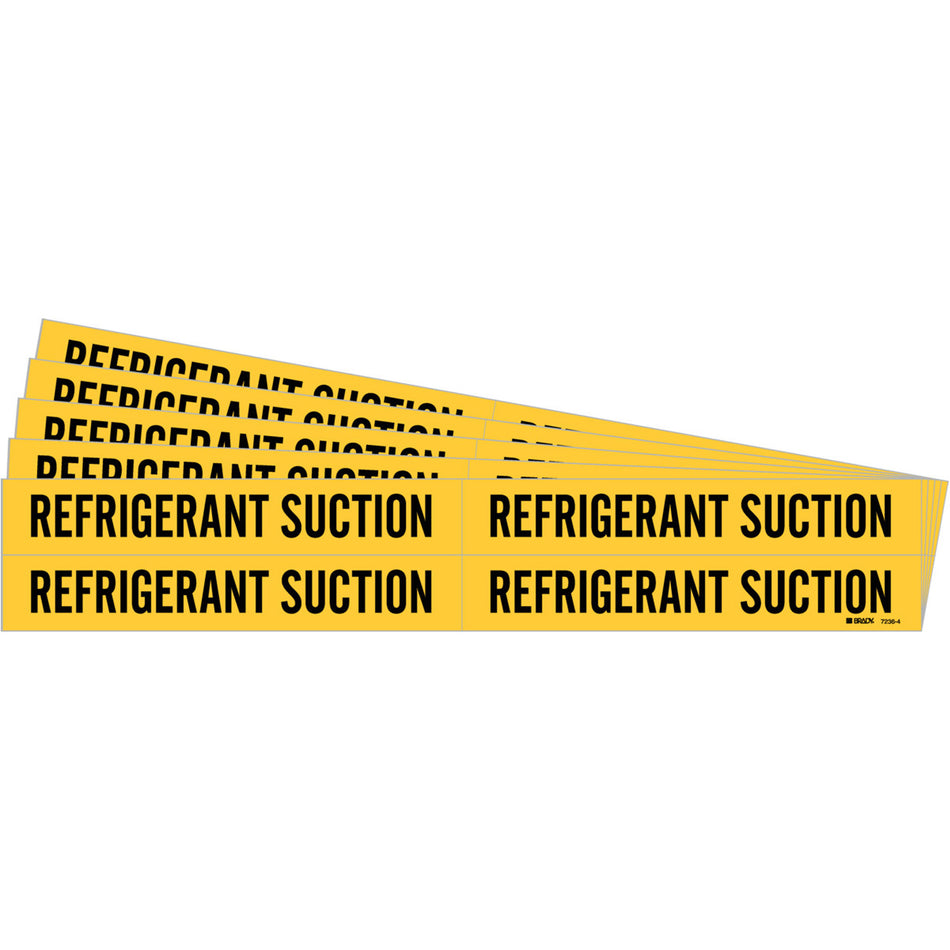 ""Refrigerant Suction"" Pipe Markers - SI332
