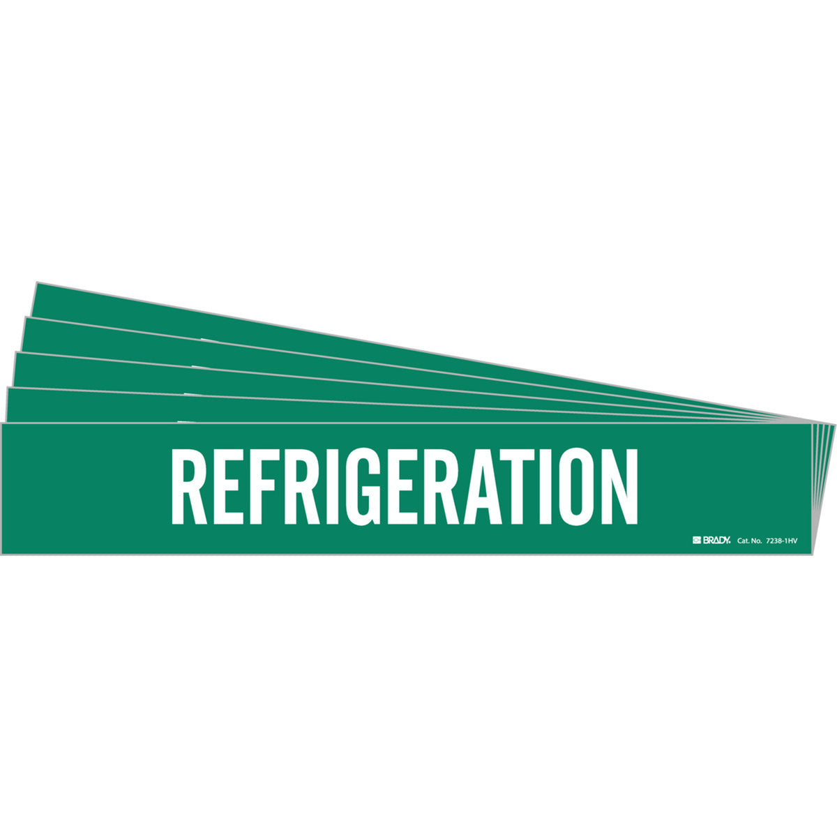 ""Refrigeration"" Pipe Marker - SI338