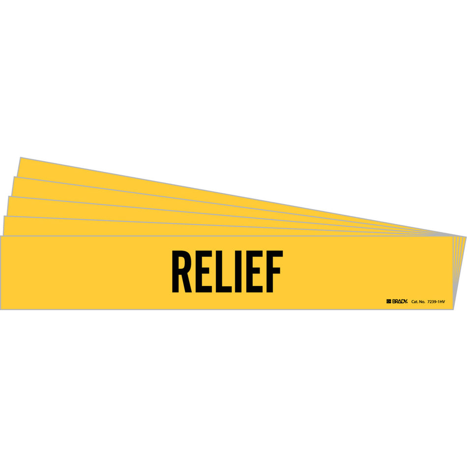 ""Relief"" Pipe Marker - SI342