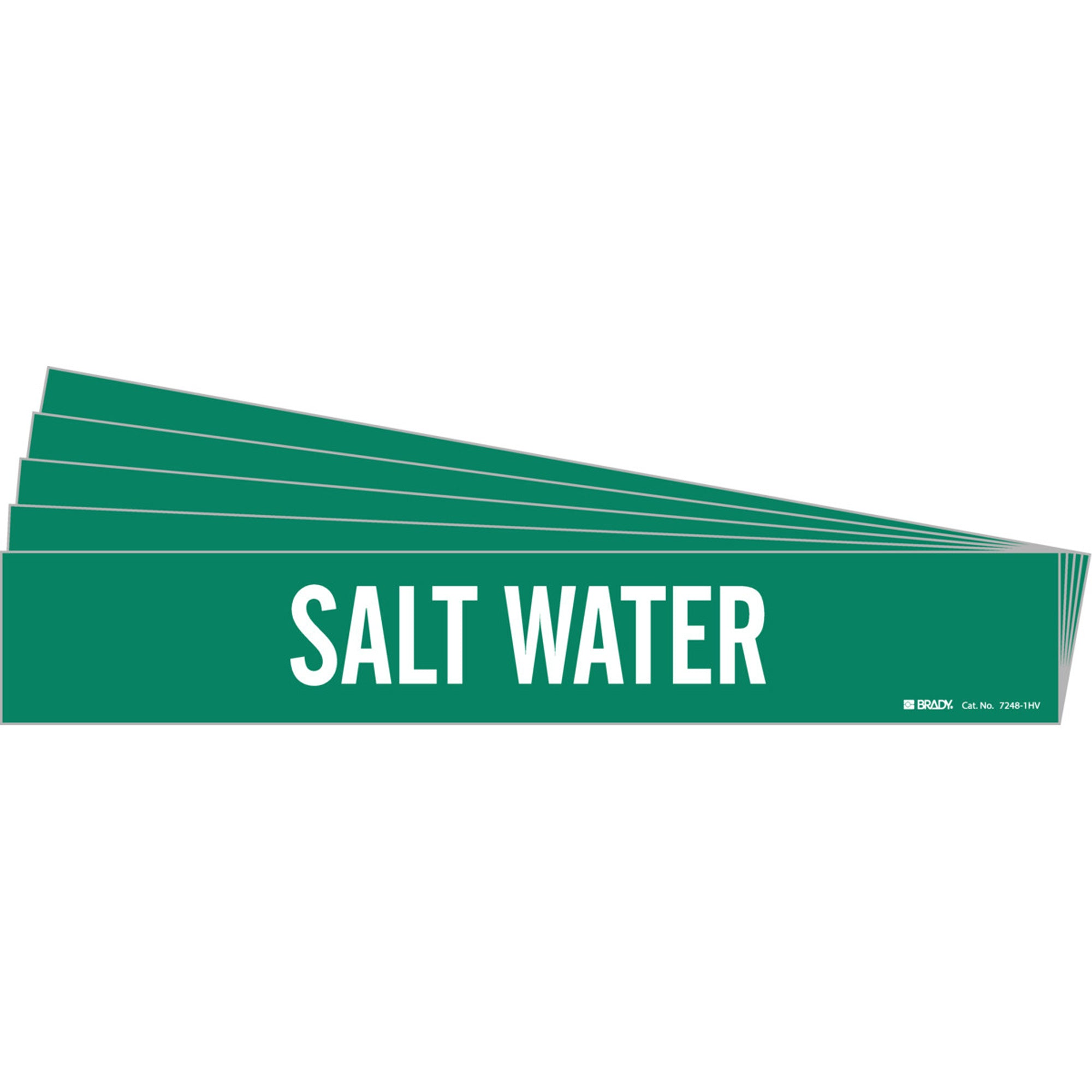 ""Salt Water"" Pipe Marker - SI378