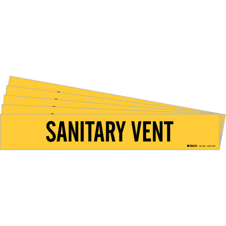 ""Sanitary Vent"" Pipe Markers - SI394