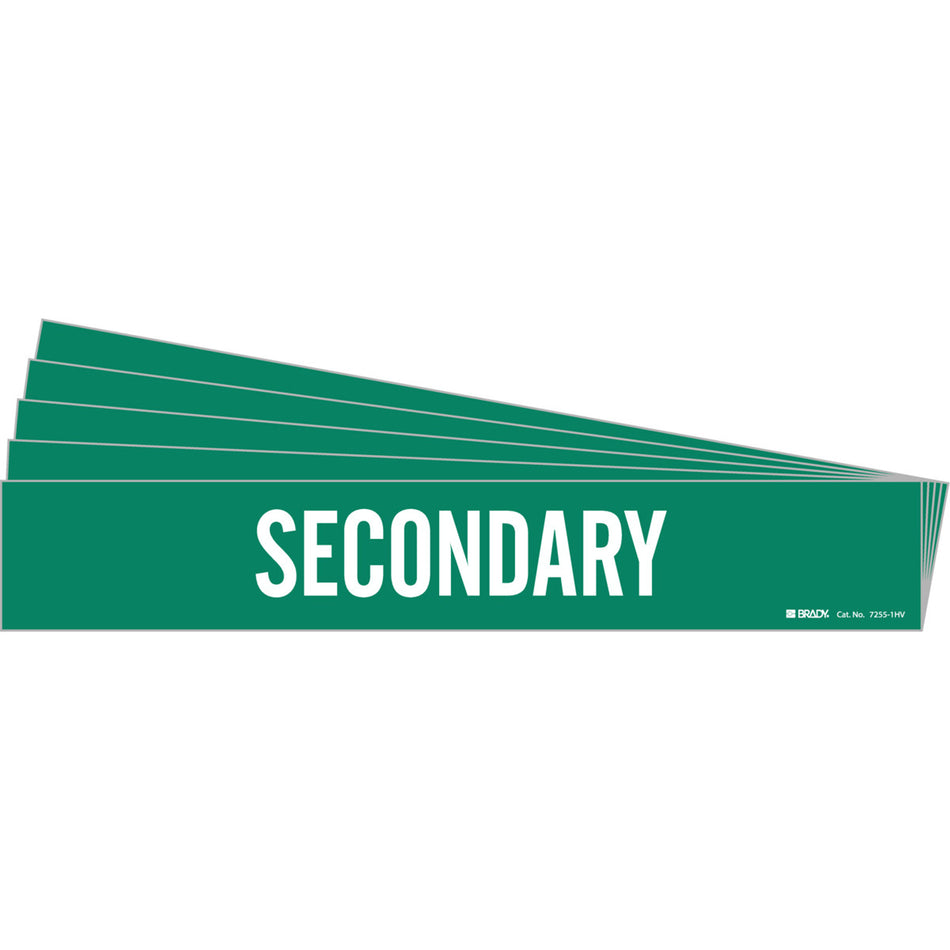 ""Secondary"" Pipe Markers - SI406