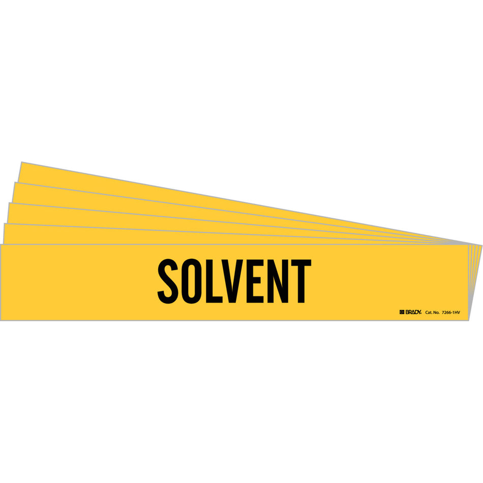 ""Solvent"" Pipe Marker - SI450