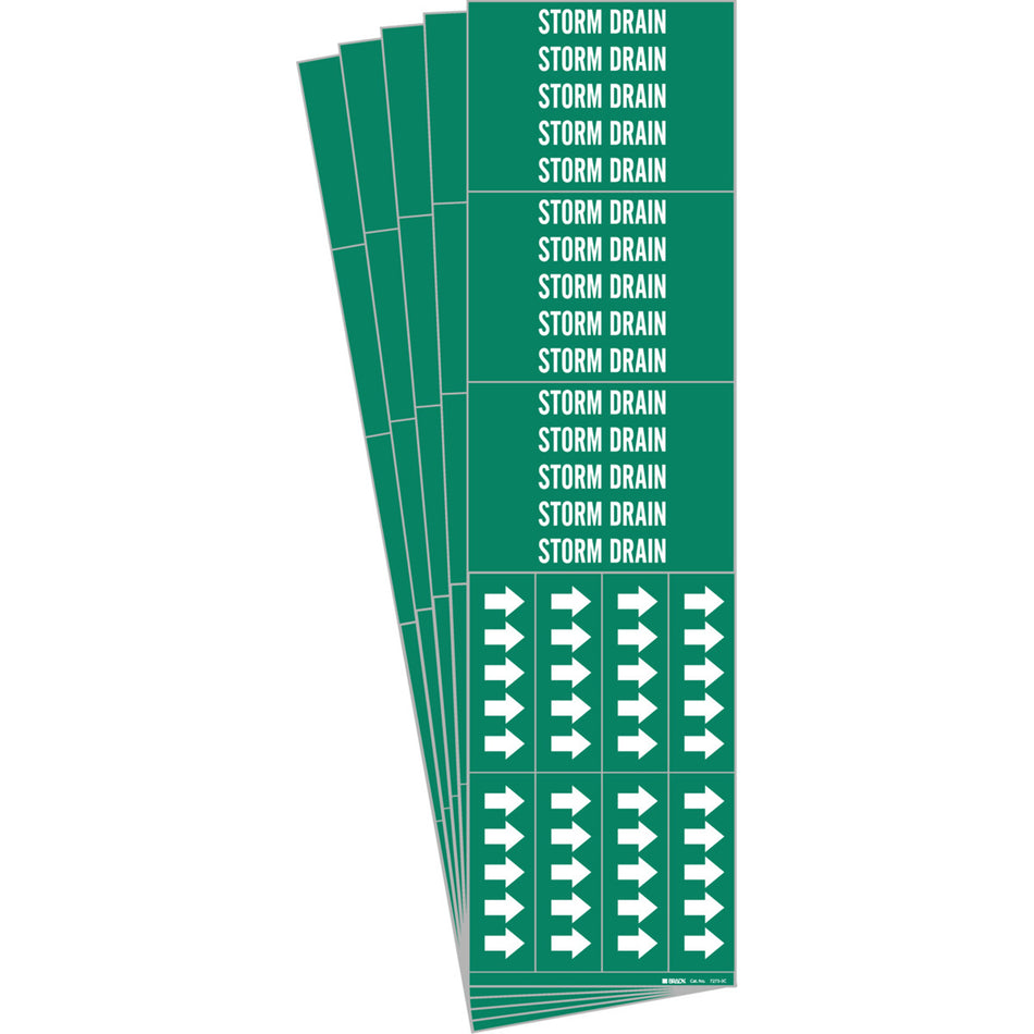 ""Storm Drain"" Pipe Markers - SI481