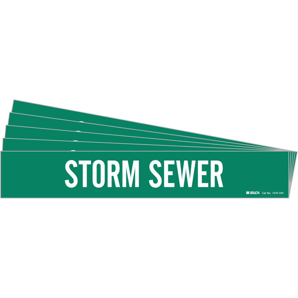 ""Storm Sewer"" Pipe Marker - SI482