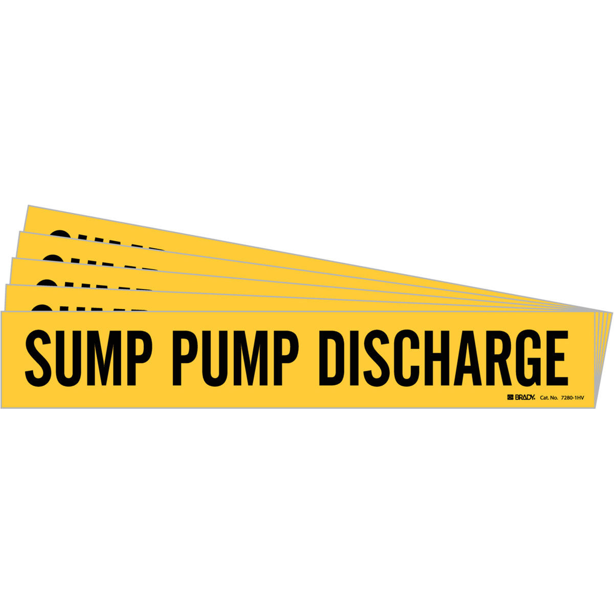 ""Sump Pump Discharge"" Pipe Marker - SI506