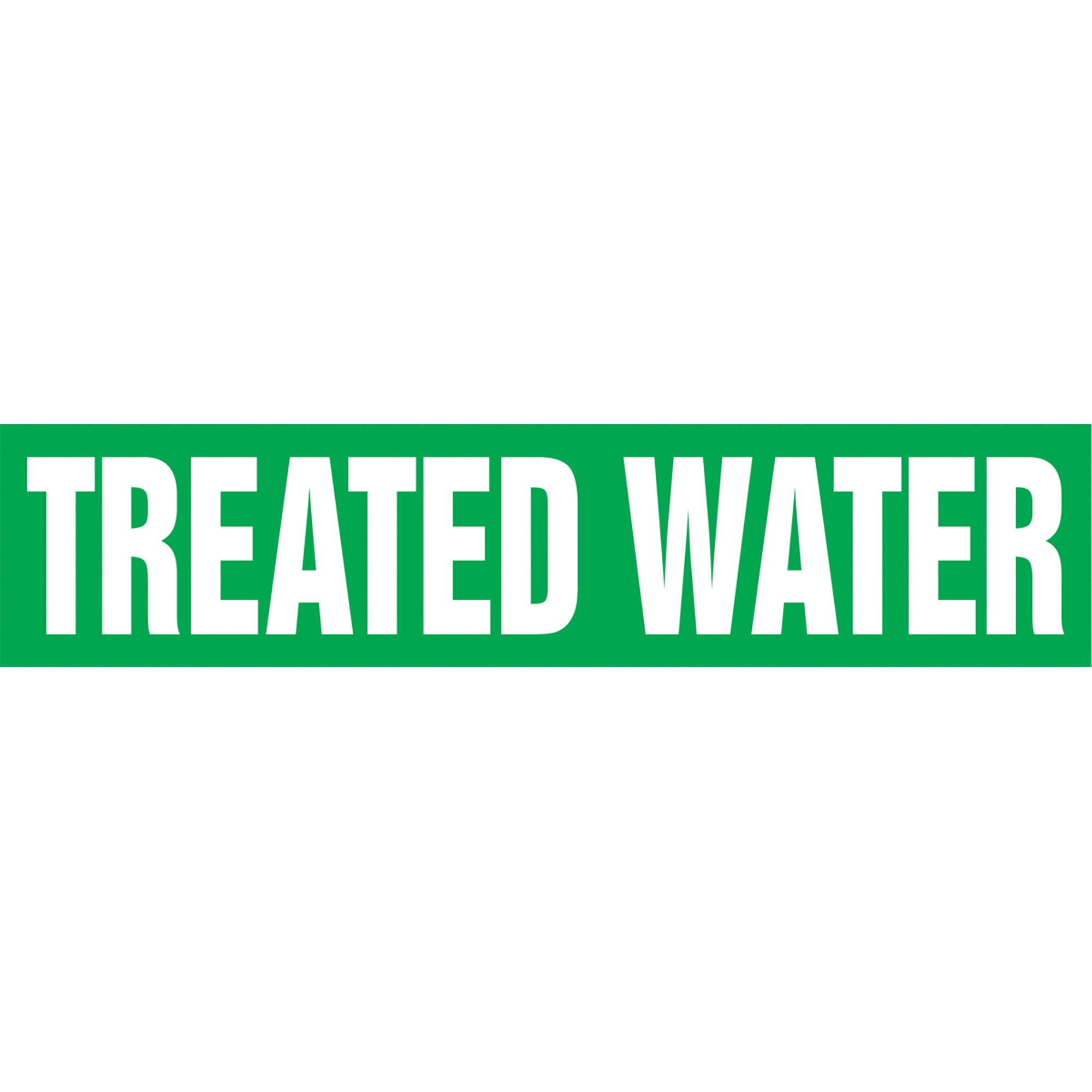 ""Treated Water"" Pipe Markers - SI543