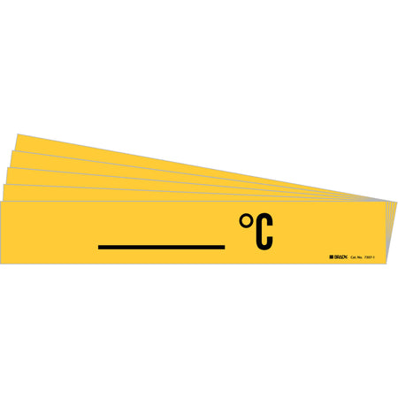 ""Blank °C"" Pipe Marker - SI615