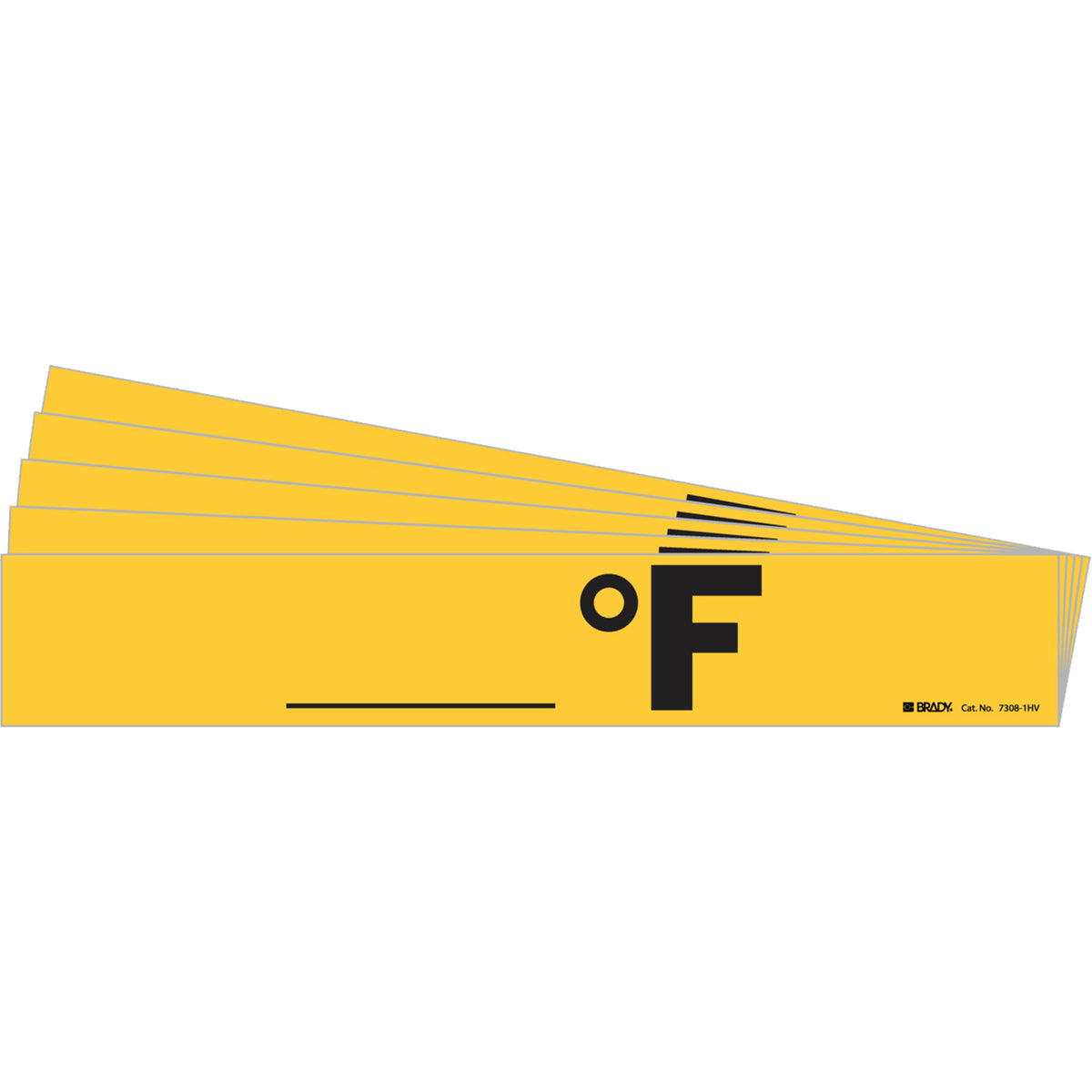 ""Blank °F"" Pipe Marker - SI618