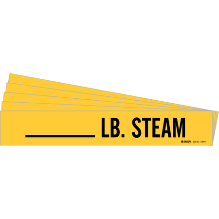 ""LB. Steam"" Pipe Markers - SI623