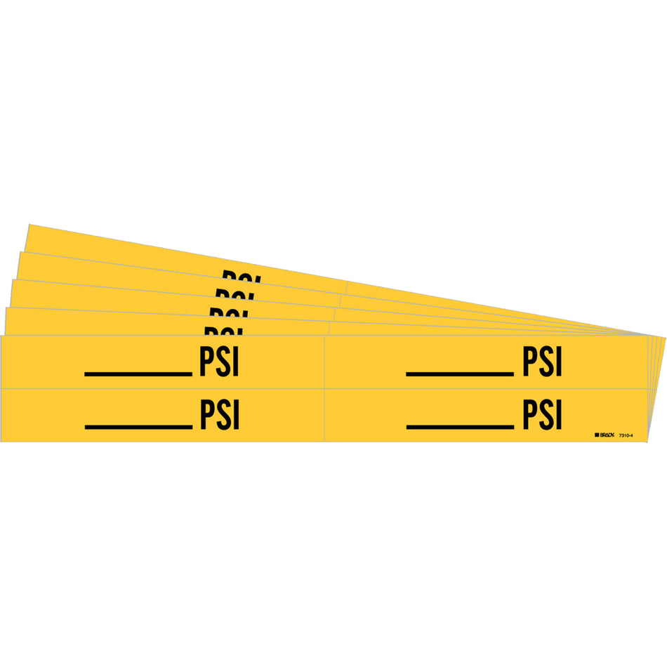 ""Blank PSI"" Pipe Markers - SI628