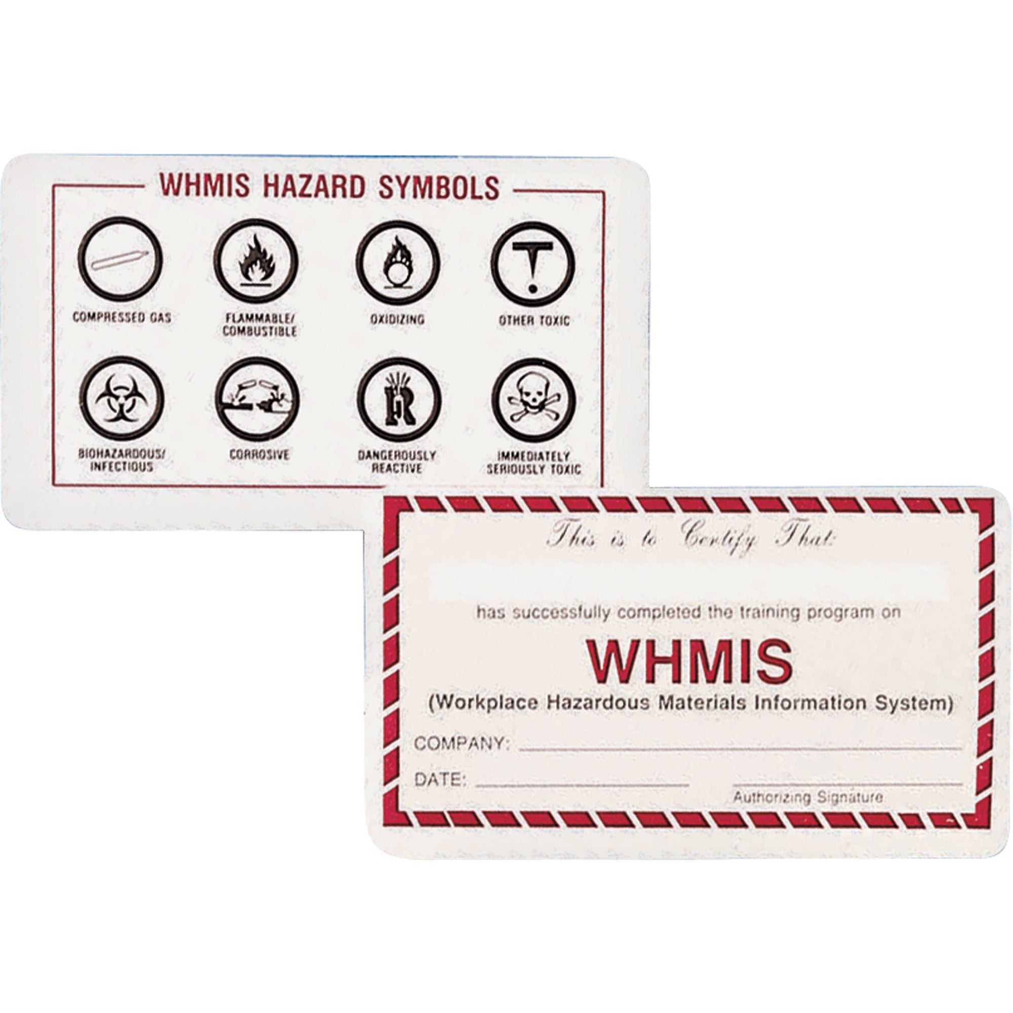 WHMIS Wallet Cards - SJ010