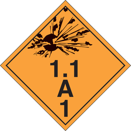 Explosive Materials TDG Placard - SD300