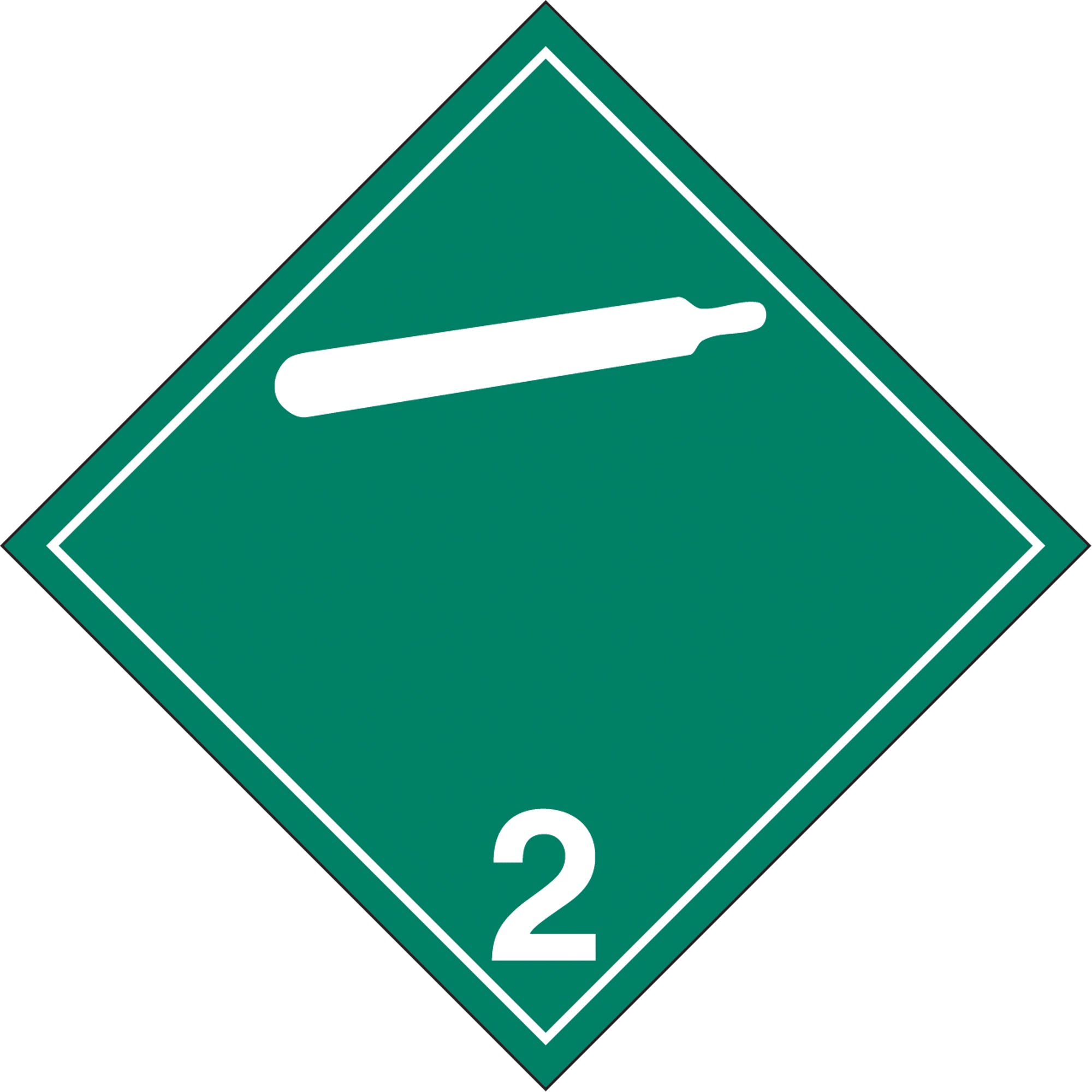 Non-Flammable & Non-Toxic Gases TDG Placard - SD311