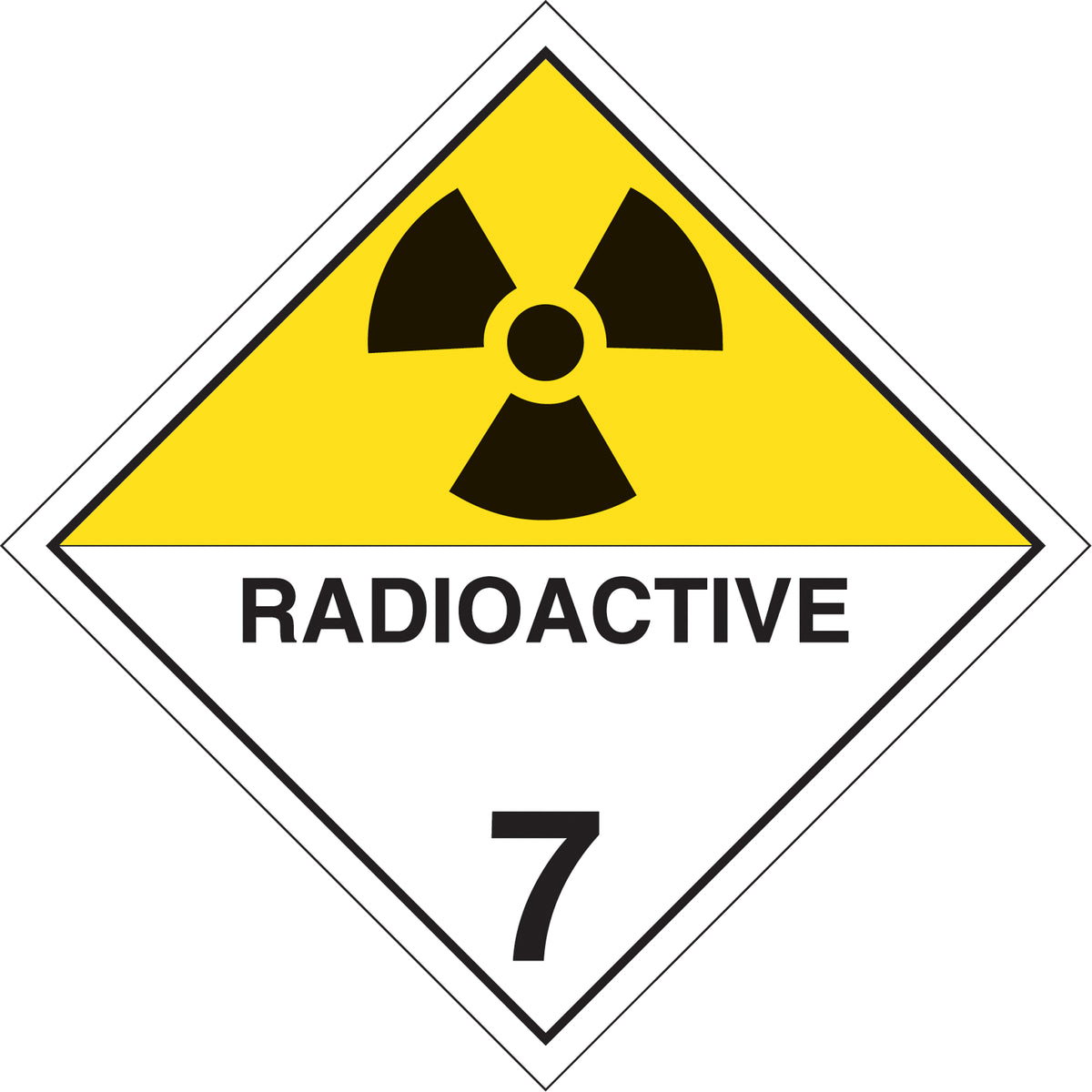Radioactive Materials TDG Placard - SD335