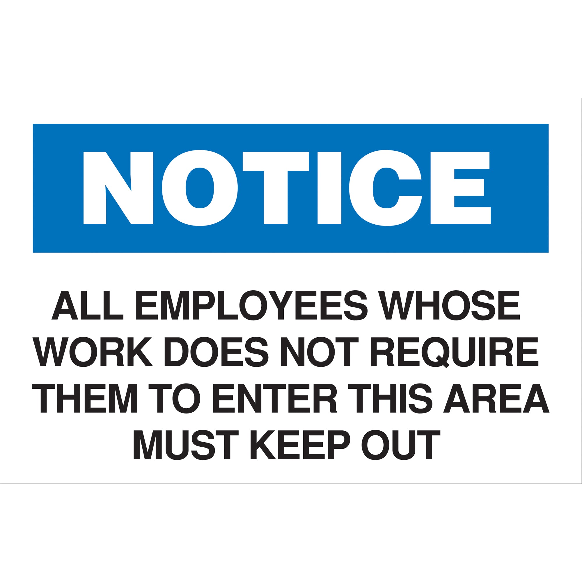 Restricted Access Sign - SJ684