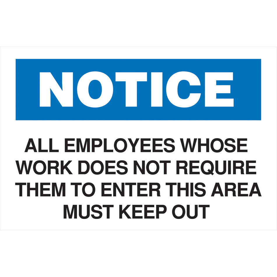Restricted Access Sign - SJ684